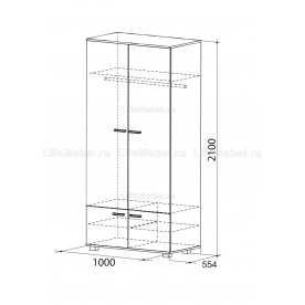 Шкаф для одежды Чикаго