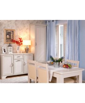 Шкаф для спальни Tiffany 1D2S вудлайн кремовый