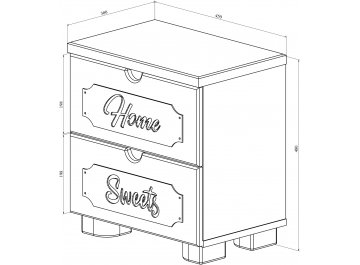 Прикроватная тумба ДримСтар ДС-14