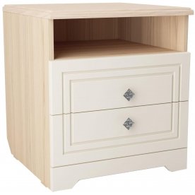 Прикроватная тумба Капелла №13 туя светлая / дуб выбеленный