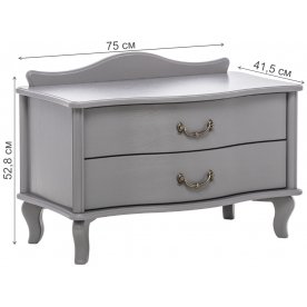 Прикроватная тумба Leset Джульетта с двумя ящиками