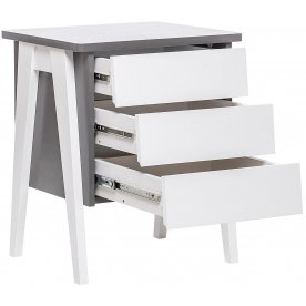 Прикроватная тумба Leset Сканди с тремя ящиками