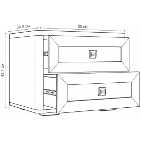 Прикроватная тумба Трейв Нео