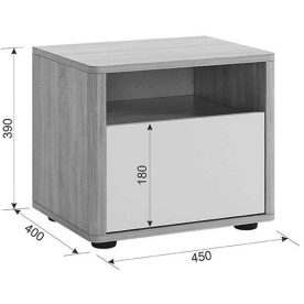 Прикроватная тумба Зара SMZ-04.1623