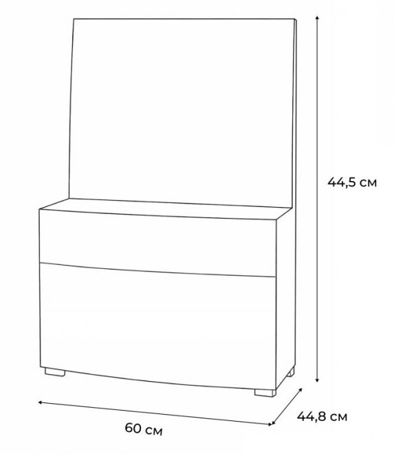 Тумба Fenicia А3008 Barcelona шоколад