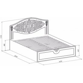Спальный гарнитур Ассоль плюс комплектация 1
