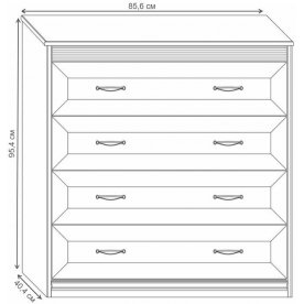 Спальный гарнитур Бирель комплектация 2