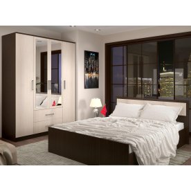 Спальный гарнитур Фиеста венге / лоредо (комплектация 1)