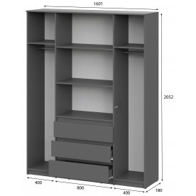 Спальный гарнитур Сибити комплектация 1