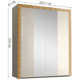 Спальный гарнитур Тиффани Премиум комплектация 3