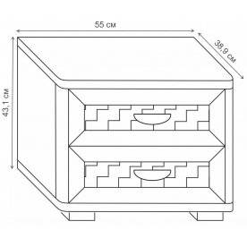 Спальный гарнитур Трейв комплектация 1