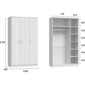 Спальный гарнитур Виктория ВИ-007 комплектация 1
