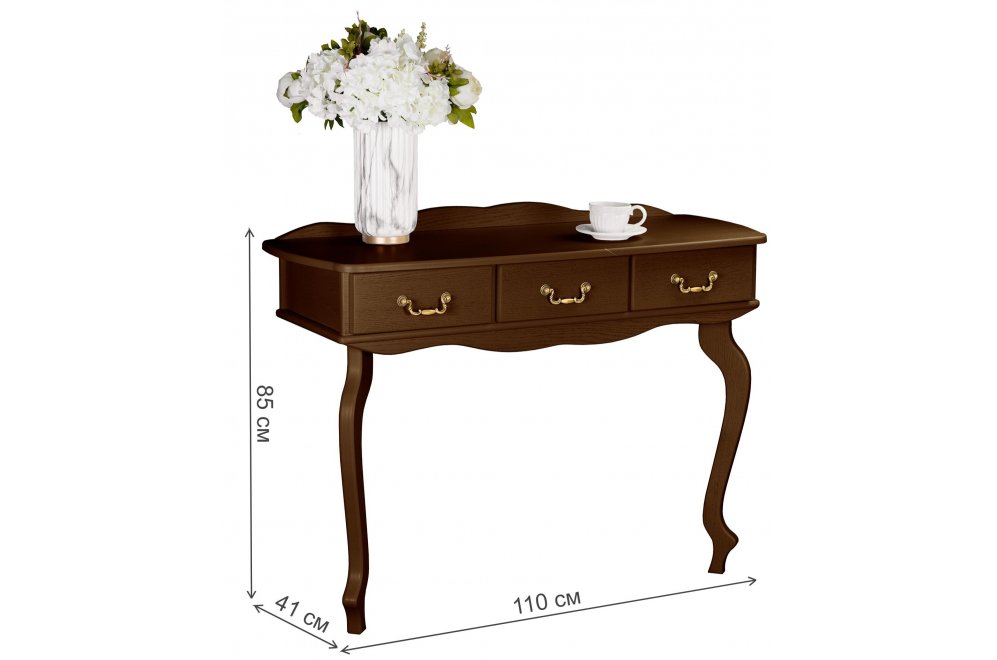 Консоль Берже 6 темно-коричневая