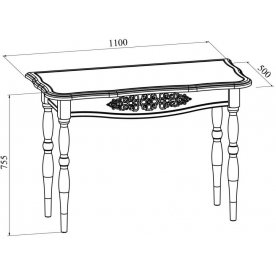 Консольный столик Ассоль АС-36