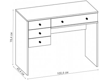 Туалетный столик Астра-2 ТС.002.1000-01