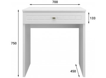 Туалетный столик Монблан 72К