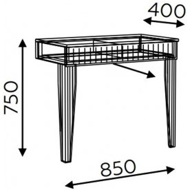 Туалетный столик Моника модель 5