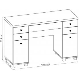 Туалетный столик Пион-4 ТС.007.1200-01