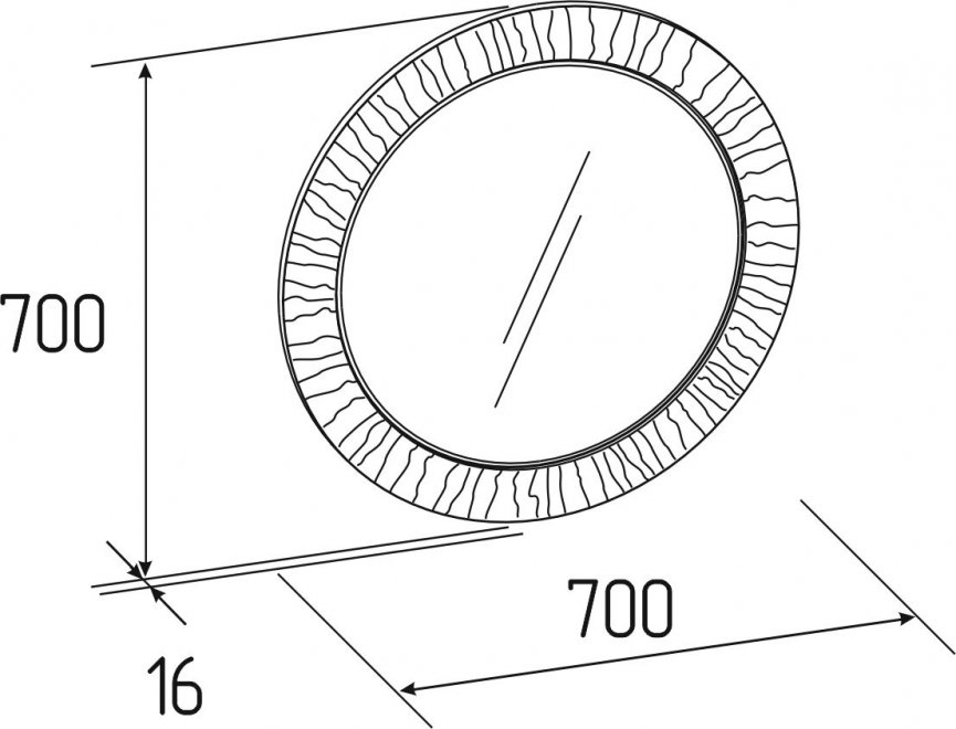 Зеркало Brownie 59