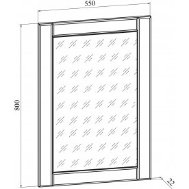 Зеркало Изабель ИЗ-90