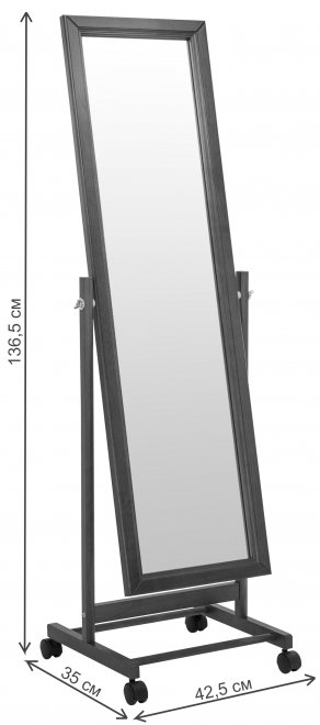 Зеркало Leset Мэмфис белое