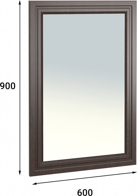 Зеркало Монблан МБ-41 орех шоколадный