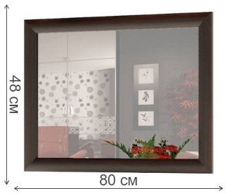 Зеркало ПЗ-2 венге