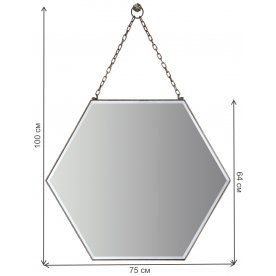 Зеркало Шестиугольник V20112