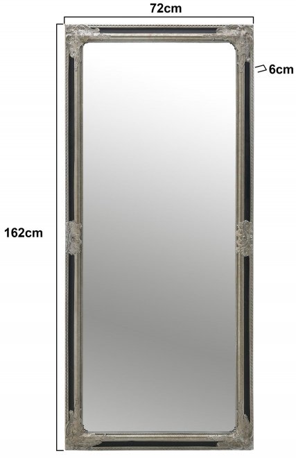 Зеркало Boots серебристый / золотой / черный