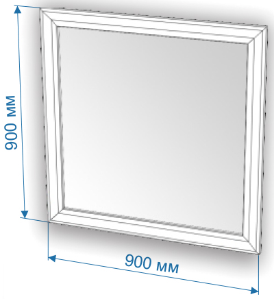 Зеркало ЗР-90 карамель
