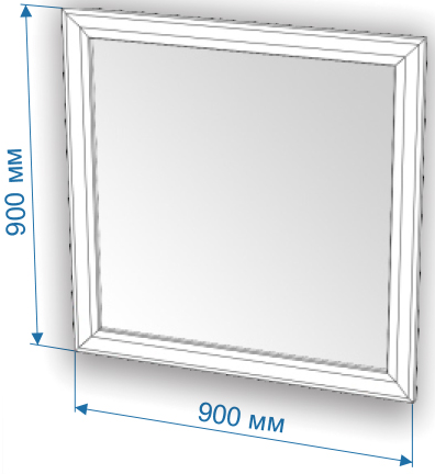 Зеркало ЗР-90 латте