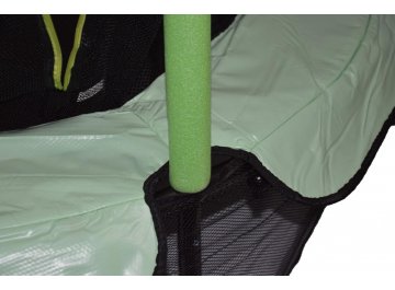 Батут с защитной сеткой AL-140-green