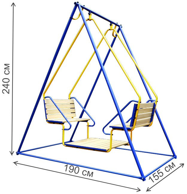 Качели Лидер 2-01