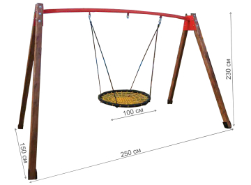 Качели-гнездо HITs100