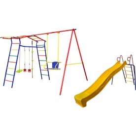 Детская площадка ДСК Игромания дачный Базовый с горкой КМС-420