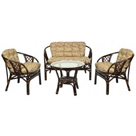 Комплект для отдыха Arkadia 3+1 браун