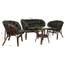 Комплект для отдыха Багама 03/10 (S) браун