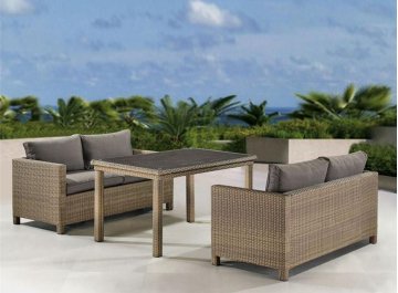 Комплект для отдыха из ротанга T256B/S59B-W65