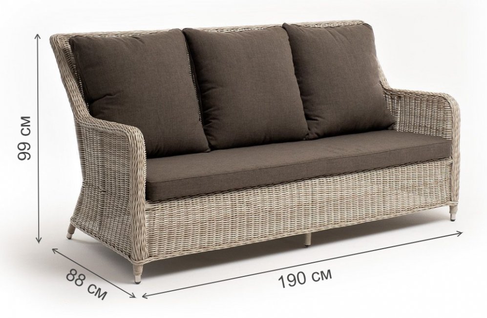 Диван Дживан бежевый