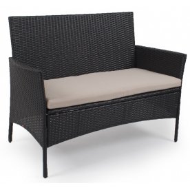 Комплект плетеной мебели TJF-R567-BK черный