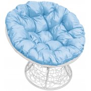 белый / голубой