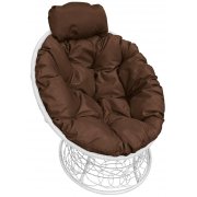 белый / коричневый