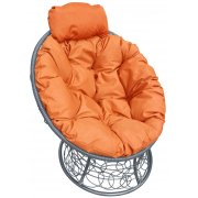 серый / оранжевый