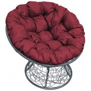 серый / бордовый