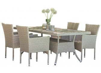 Обеденный комплект из ротанга AM-196/T196