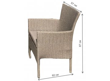 Обеденный комплект из ротанга AM-196/T196