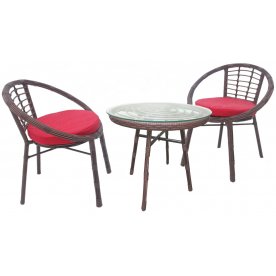 Обеденный комплект из ротанга Амальфи