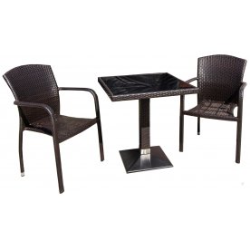 Обеденный комплект из ротанга Амиго Мини