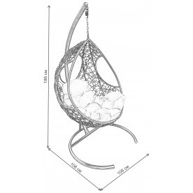 Подвесное кресло Долька