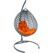 серый / оранжевый